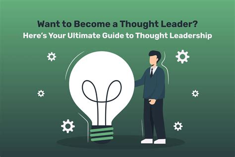 As a thought leader in