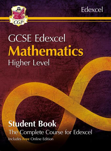 As level maths revision.  GCSE Edexcel Maths Higher Level CGP Student Bo...