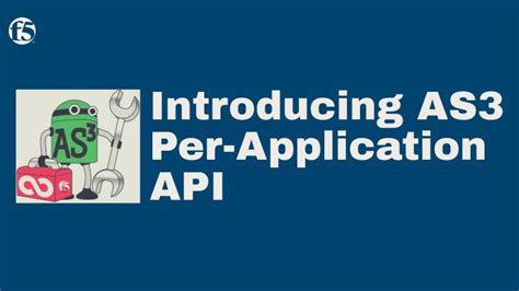 As3 per app. With the per-application deployment model, you send a request to a new endpoint,...