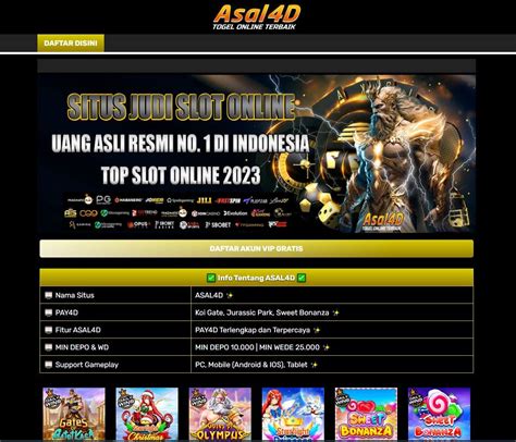 Asal4D Login