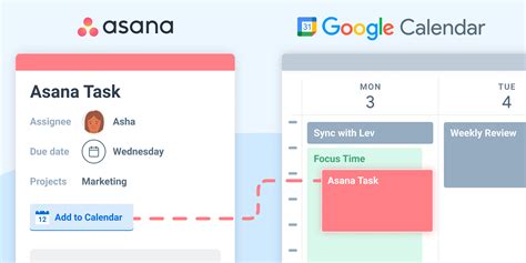 Asana Integration With Google Calendar