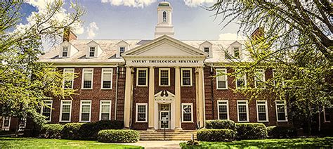 Asbury theological seminary kentucky. He received a B.A. from Central Wesleyan College, 1978; a M.Div. from Asbury Theological Seminary, 1981; a M.A. from the University of Kentucky, 1986; and a Ph.D. from Union Theological Seminary, 1991. Prior to joining the faculty, he served as an instructor in various languages (Greek, Hebrew and Latin) at Asbury Seminary (1981-1983), Asbury ... 
