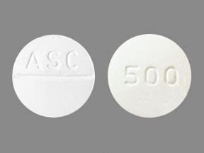 white round ASC 500 MG. Methocarbamol ASC 750 MG. Also supplied by ACI Healthcare USA, Inc. and manufactured by DBL Pharmaceuticals, Inc. is a white …. 