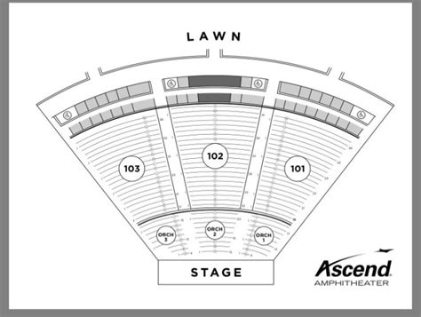 Oct 7, 2023 · Ascend Amphitheater - Nashville, TN. Friday, October 11 at 7:00 PM. Tickets. Section 102 Ascend Amphitheater seating views. See the view from Section 102, read reviews and buy tickets. 