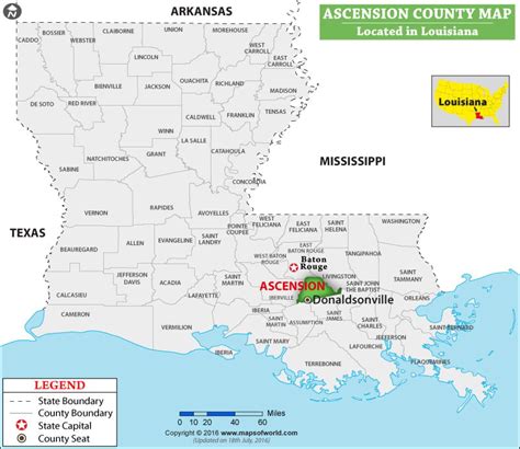 Ascension Parish LA Cities, Towns, & Neighborhoods