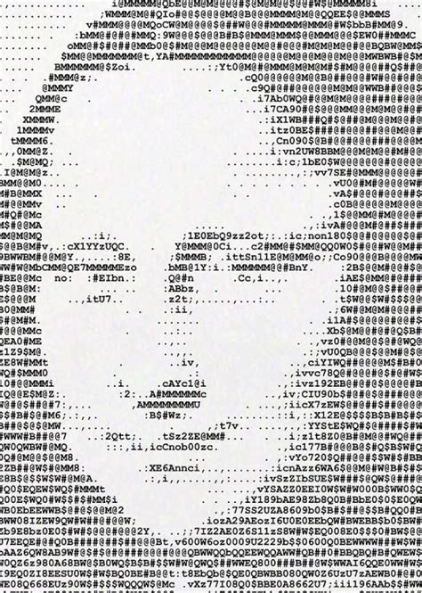 Ascii dot art generator.  Choose your preferred character set - standar...