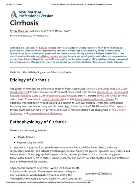 Ascites - Hepatic and Biliary Disorders - MSD Manual Professional …