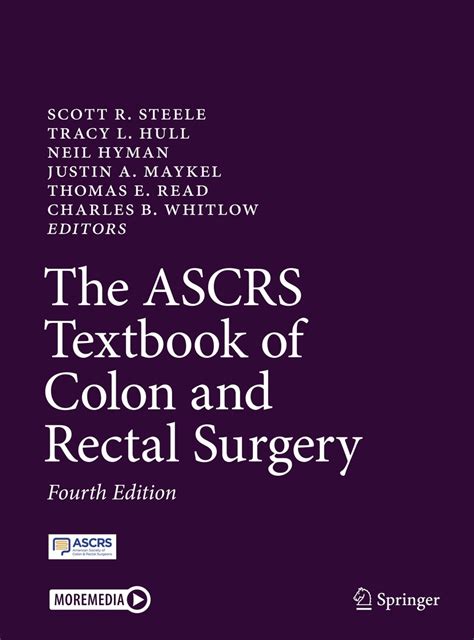 Ascrs textbook of colon and rectal surgery. - Manuale del trattore massey ferguson 1105.