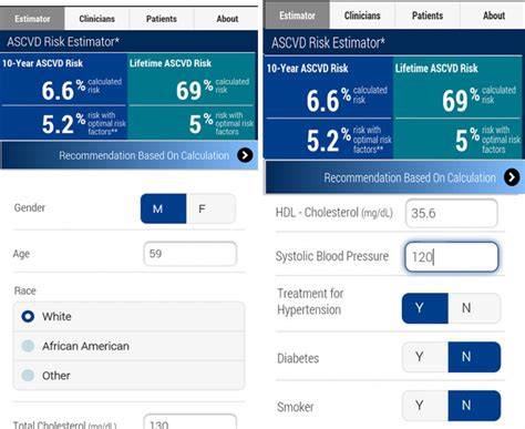 ASCVD Risk Estimator Plus is an update to the American College of Cardiology ASCVD Risk Estimator that uses recent science and user feedback to help a clinician and patient build a customized risk lowering plan by estimating and monitoring change in 10 year ASCVD risk. Use the app to: