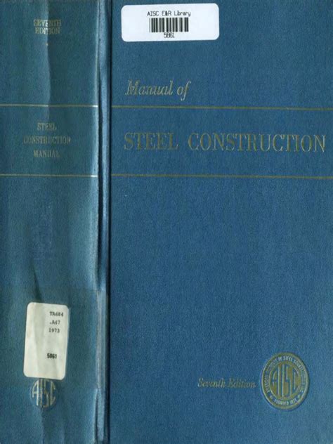 Asd steel construction manual 7th edition. - State of california program technician study guide.