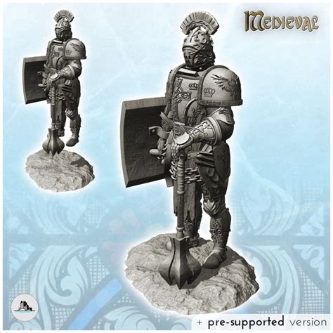 Asgard V4 Heavy Infantryman with Sword Miniature Fantasy Metal