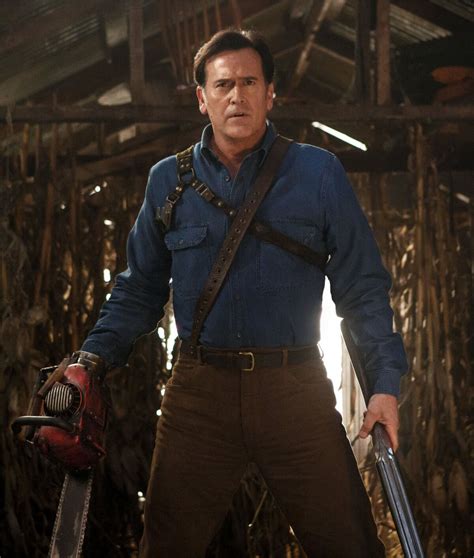 Ash the evil dead. Evil Ash is the secondary antagonist of the Evil Dead franchise. He is an demonic doppelganger of Ash Williams who emerged from the depths of darkness with an insidious purpose. In the ancient year of 1300 AD, this sinister replica rallied an army of malevolent beings, known as Deadites, to wage a ruthless siege on Castle Kandar. Their paramount objective was to seize hold of an invaluable ... 