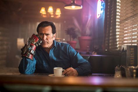 Ash vs the evil. Ash vs Evil Dead is set some 30 years after the original movie, taking both Evil Dead and Evil Dead II as canon, but perhaps ignoring the events of Army of Darkness, or at least excluding them ... 