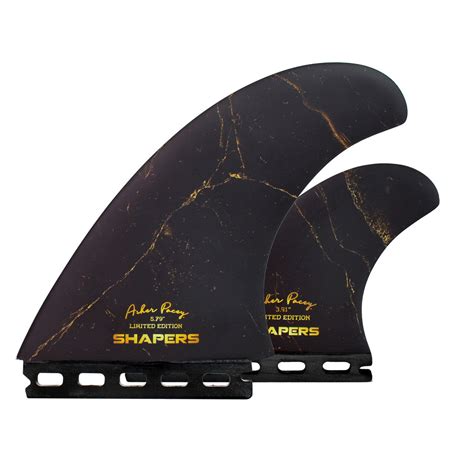 Asher Pacey 5.79" Twin Fin - Black - Shapers Surf Co