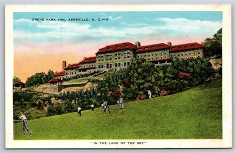 Asheville NC-North Carolina, Grove Park Inn Vintage Postcard