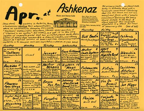Ashkenaz Calendar