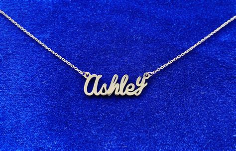 Ashley Necklace Gold - Etsy