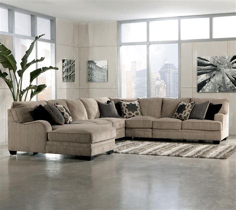 Material Quality. Ashley Furniture is known for their moderately priced furniture and their wide variety of products. In terms of material quality, there can be some good bargains to be found, but make sure to take a look at what goes into the furniture.While some products use sturdy materials like solid wood, others use engineered materials like particle board, which may be less sturdy.. 