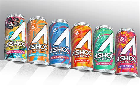 Ashoc energy drink. Naturally sourced caffeine provides an edge, fueling the body with antioxidants and cognitive boosters that translate into better performance. A Shoc delivers natural caffeine from Coffee Fruit, Guarana, Yerba Mate and Green Coffee Beans, along with performance-based amino acids and electrolytes – everything you need and nothing more. 