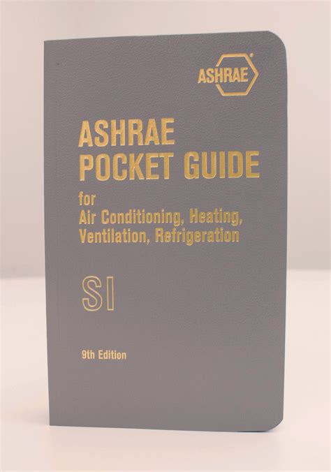 Ashrae pocket guide for air conditioning book. - Zur immer tieferen erschliessung des menschenmöglichen.
