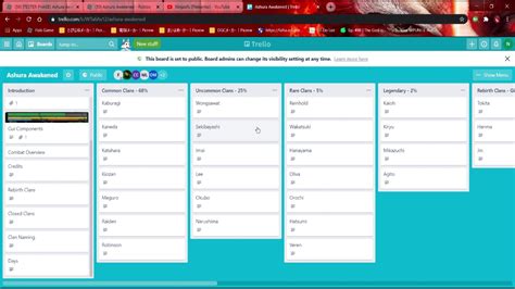Ashura trello. Oct 2, 2023 · Most Roblox games have a Trello, an official one made by developers to help the players understand the game’s basics and cover every aspect of the game; better than one could cover in a WIKI. Demon … 