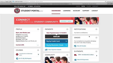 Ashworth College Online students login to the Student 