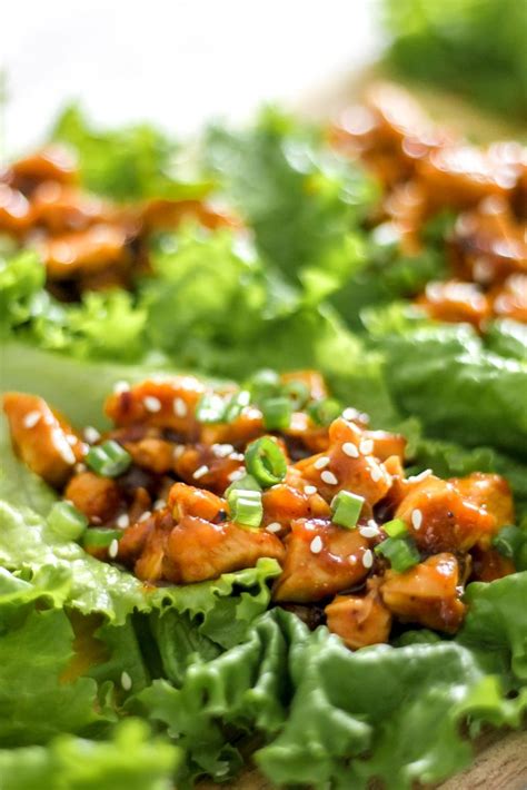 Asian Chicken Lettuce Wraps - The Seasoned Skillet