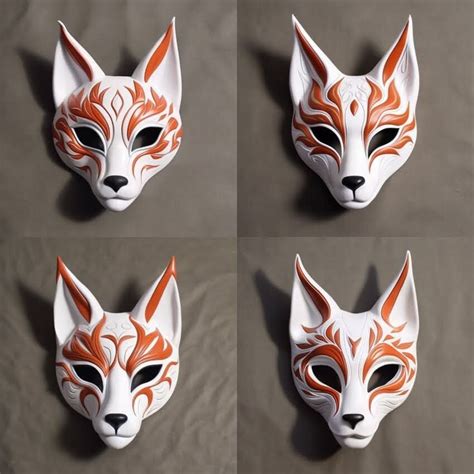 Asian Fox Mask - Etsy