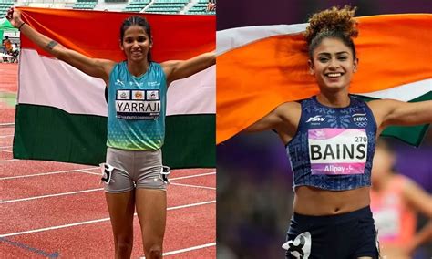474px x 632px - Asian Indoor Athletics Championships 2024: Jyothi Yarraji and Harmilan  Bains Win Gold Medals On Opening Day