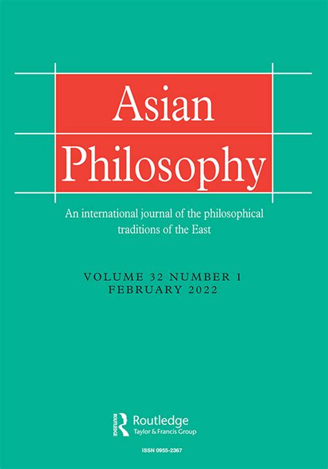 Asian Philosophy Taylor & Francis Online