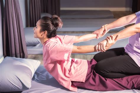 Asian girl massages. .  ...