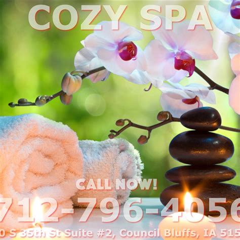 Best Massage in Council Bluffs, IA ; Cozy Spa · Massage · Massage Therapy · Traditional Chinese Medicine · 430 S 35th St Ste 2 ; HS · Hong Spa · Massage · Massage .... 