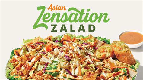Asian zensation zalad. Saucy chicken chain Zaxby's® is bringing back its fan-favorite Asian Zensation Zalad™ and hand-rolled Egg Rolls for a limited time only Facebook Instagram Linkedin Pinterest Twitter Youtube Sign in 