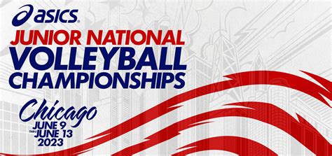 The junior club season culminates in April for the 18s age bracket with the USA Volleyball Girls 18s Junior National Championship. In June and July each year, more than 25,000 girls, ages 11-17, compete at the USA Volleyball Girls Junior National Championship 11-13s and USA Volleyball Girls Junior National Championship 14-17s.. 