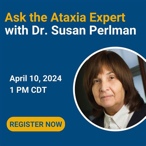 Ask the Ataxia Expert with Dr. Susan Perlman April 2024 - YouTube