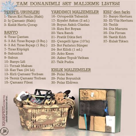Askerde verilen malzemeler hk.. 