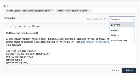 Asking For Approval Via Email Sample