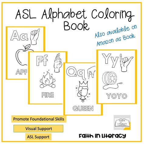 Asl Coloring Book