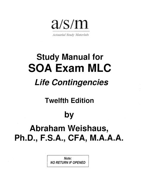 Asm study manual for soa exam mlc life contingencies 12th edition second printing. - Manuale di spettri precision survey pro.