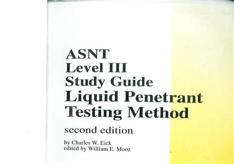 Asnt level iii study guide eddy current. - Montgomery sala de mezclador de cemento manual.