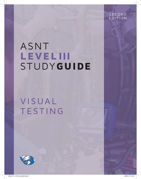 Asnt visual testing level 3 study guide. - Earth science 7th tarbuck lab manual.