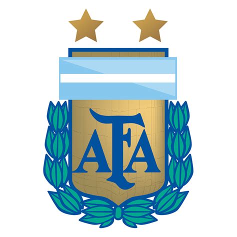 Asociación del fútbol argentino. Las dos estrellas fueron agregadas en la parte superior, para representar los dos títulos de la Copa del Mundo ganados por Argentina en 1978 y 1986. El 18 de diciembre de 2022, una tercera estrella fue agregada después de que Argentina ganó la Copa Mundial de Fútbol de 2022. ... Asociación de Fútbol Argentino [] 1930-1934 [] 1958-1962 ... 