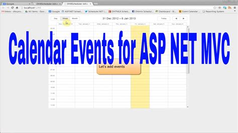 Asp Net Mvc Calendar