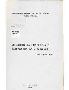 Aspectos da fonologia e morfofonologia tapirape. - Handbook of hypnotic suggestions and metaphors free.