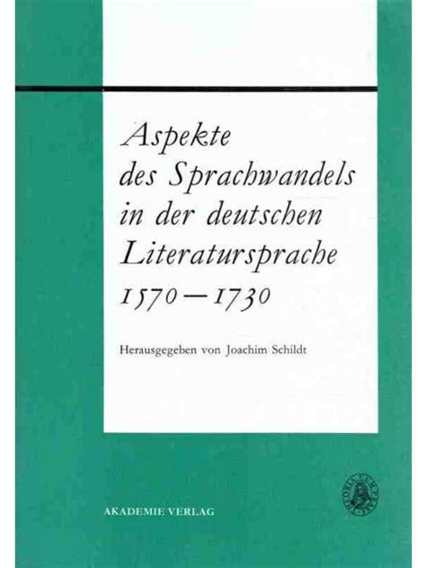 Aspekte des sprachwandels in der deutschen literatursprache, 1570 1730. - Geführte bilder zur heilung von krebs.