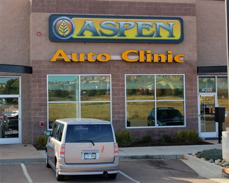 Aspen auto clinic. Aspen Auto Clinic is a premier award winning "dealership alternative" for all automotive maintenance and repairs. We are one of the fastest growing businesses in the Front Range region and proudly serve customers with quality parts, excellent service, quality team of experts and with the BEST warranty unsurpassed in this industry. ... 