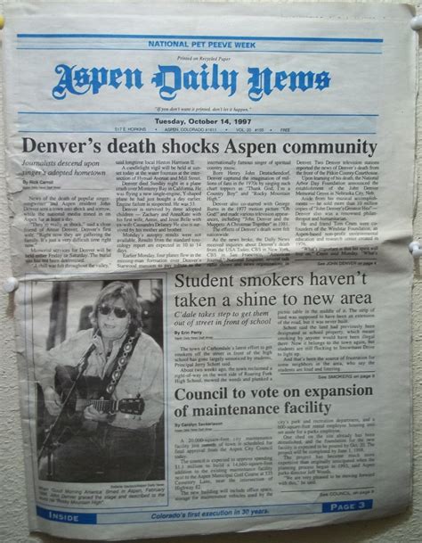 Aspen daily news. Jun 17, 2022. Florida resident Steve Midlarsky, who once lived in Aspen, died Wednesday after falling into the Devil's Punchbowl, a pool of water on the Roaring Fork River near mile-marker 50 of ... 