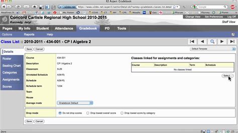In this video you'll see how to link two classes together in the X2-Aspen Gradebook.. 