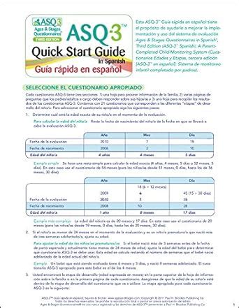 Asq 3 tm quick start guide in spanish. - Where can you manual for bobcat t190.