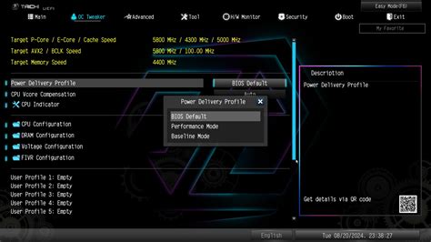 Asrock cpu performance mode.  Two of these profiles are provided by Intel....